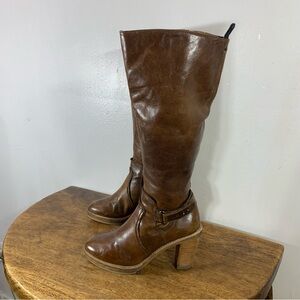 Rudsak distressed leather Winter heeled boots